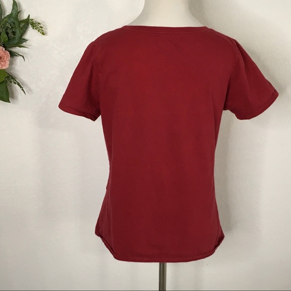 COPY - Stanford University red swoop neck tshirt - Picture 5 of 8